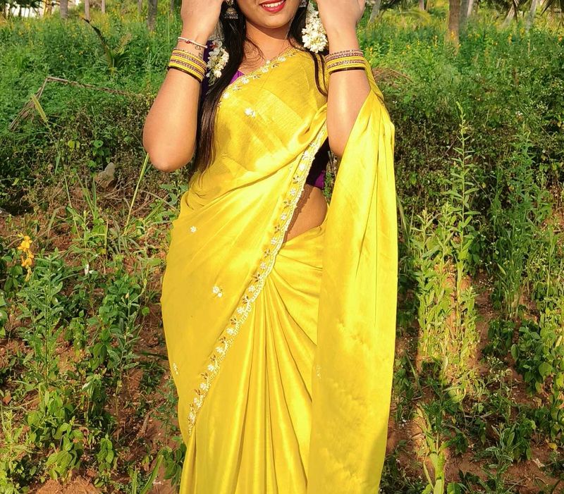 Elegant Yellow Saree