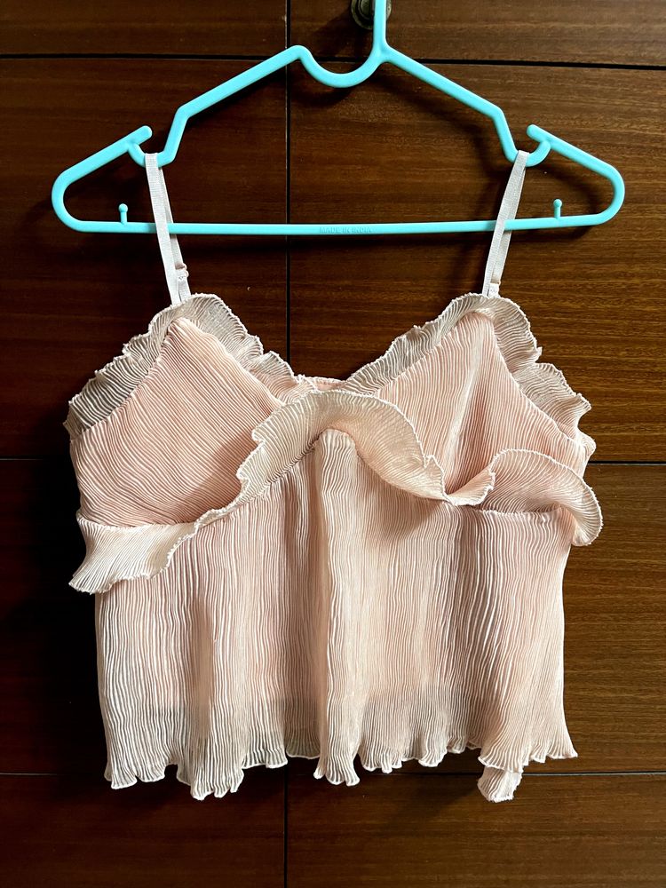 Pink Crop Top