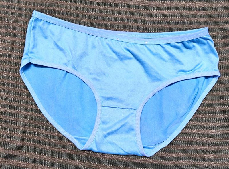 Blue Cotton Panties