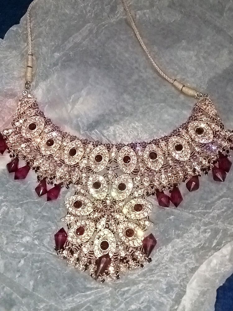 Heavy Stone Bridal Jewellery Set
