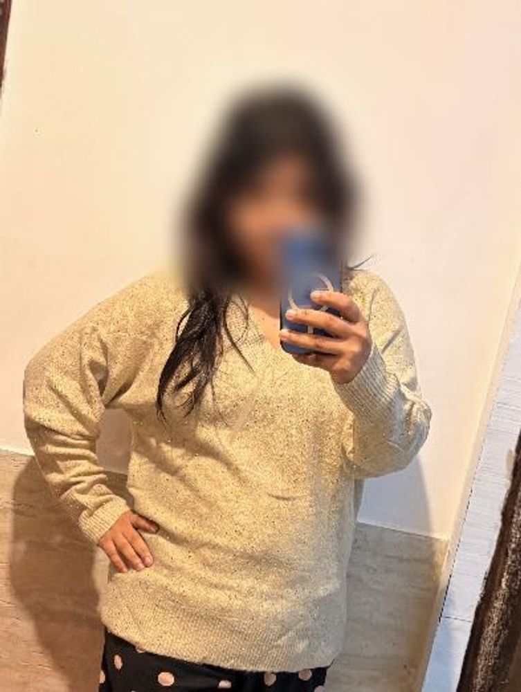 Plus size Elegant Beige Knit Sweater