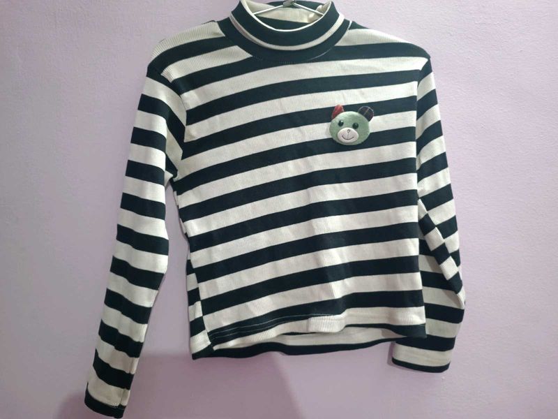 Striped Long Sleeve Top