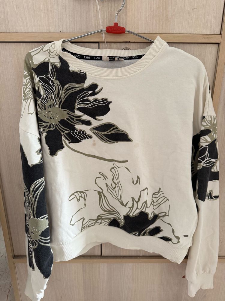 Floral Print Sweatshirt