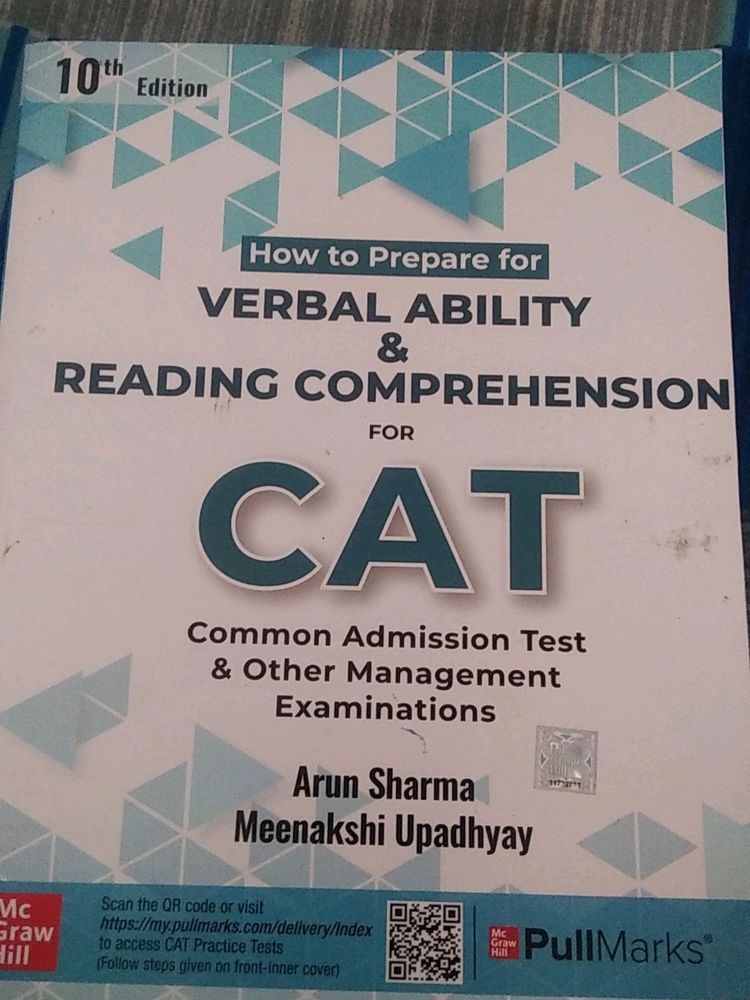 CAT , verbal Ability &amp; Reading Comprehension By Arun Sharma, Meenakshi Upadhyay