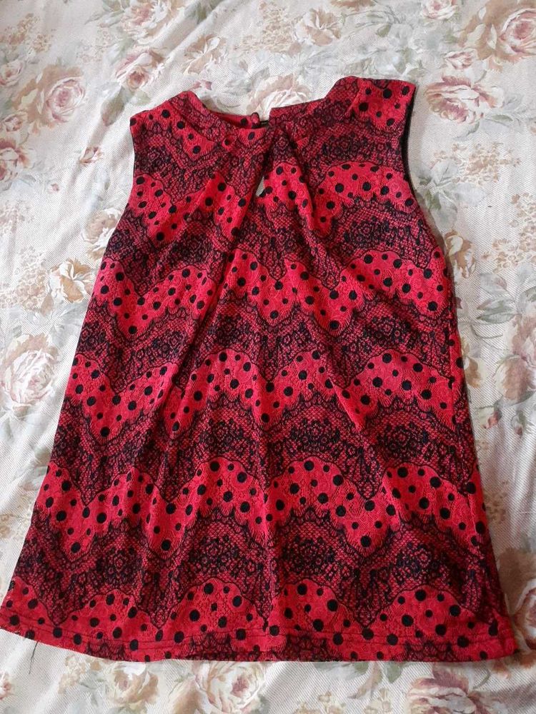 Red Polka Dot Tunic