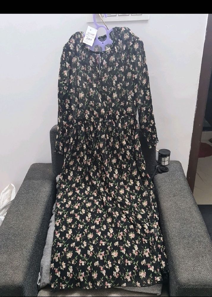 Floral Print Maxi Dress