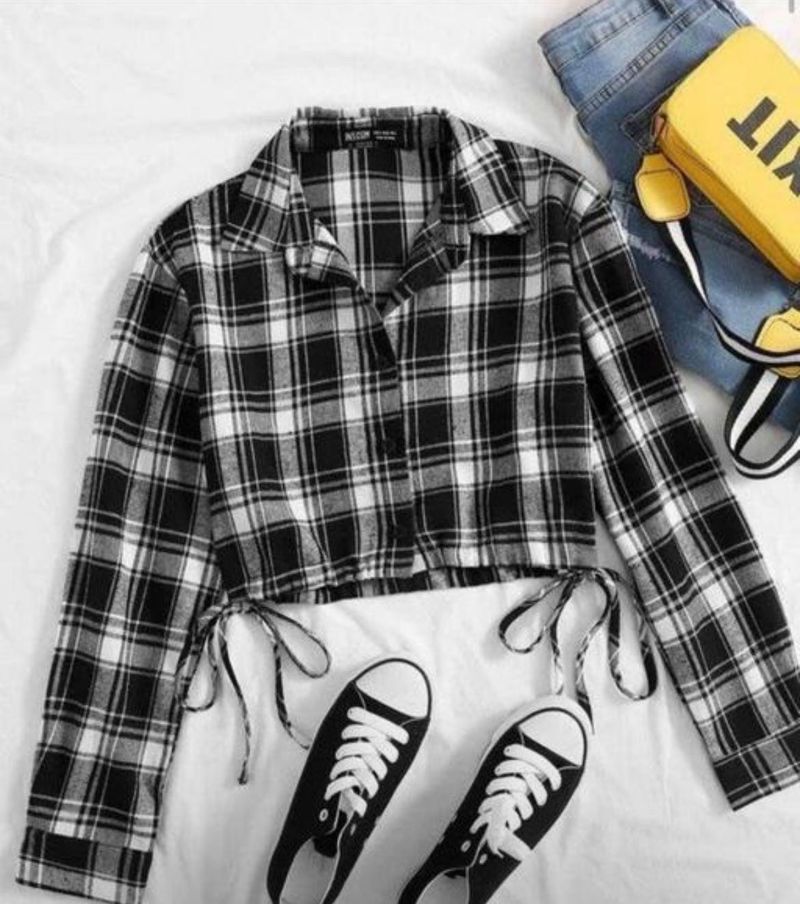 Plaid Crop Top