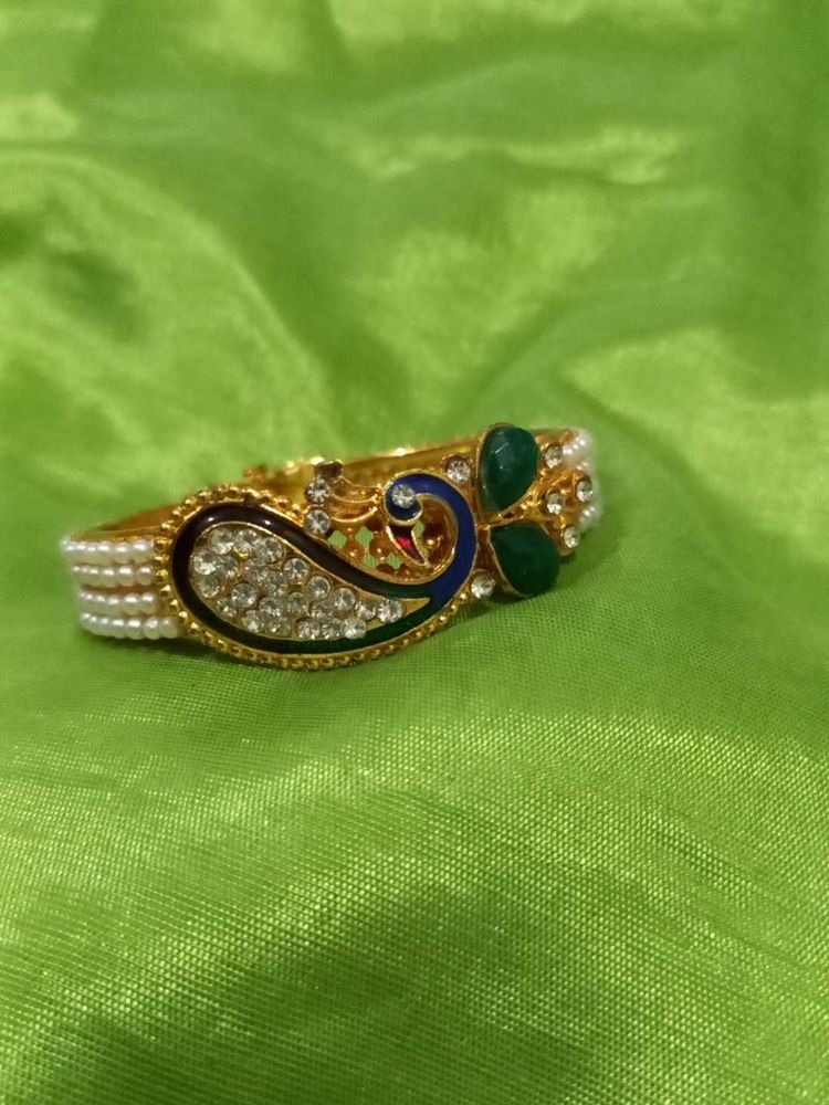 Elegant Peacock Bangle