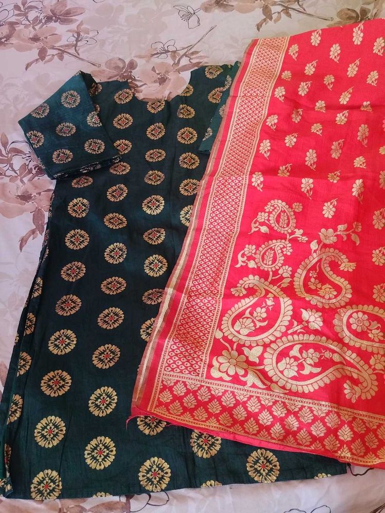 Elegant Ethnic Suit 3pcs