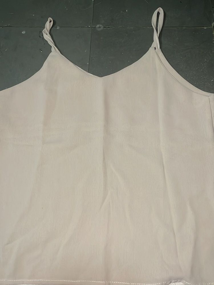 Simple White Cami Top