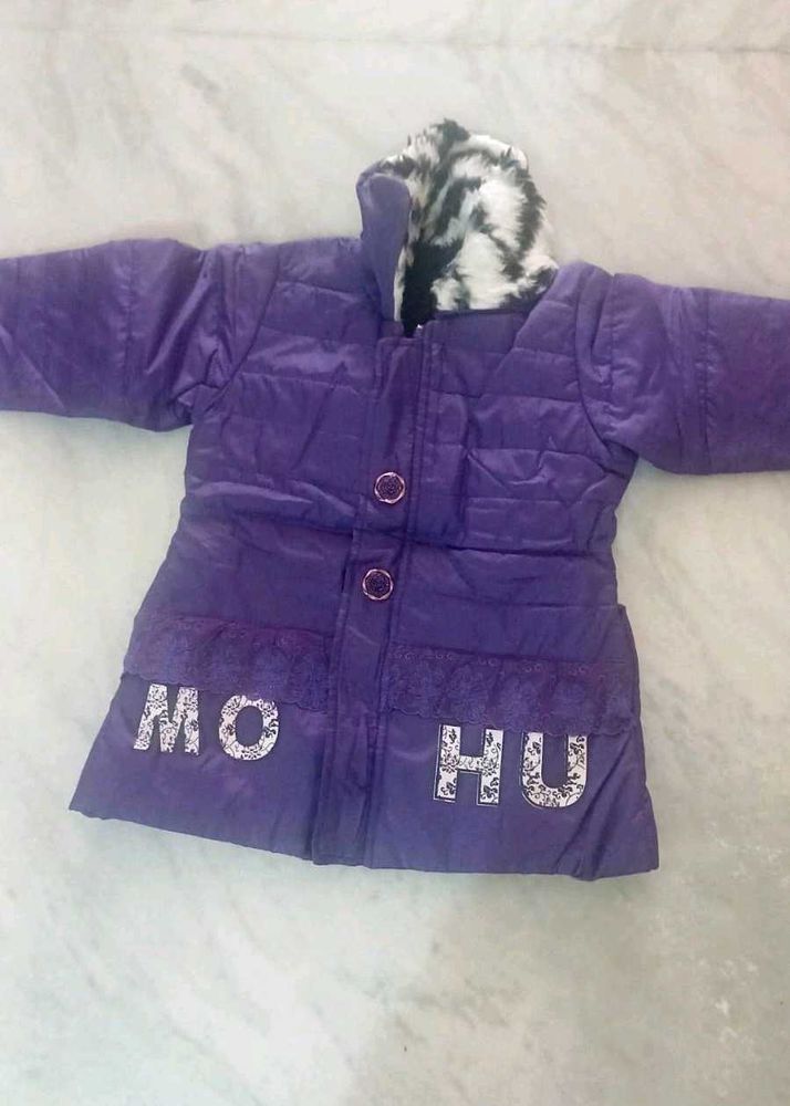 Cute Purple Kids Jacket
