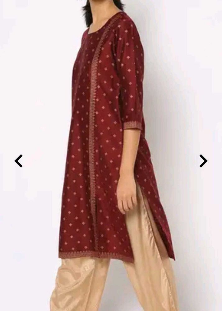 Foil Printed Kurta
