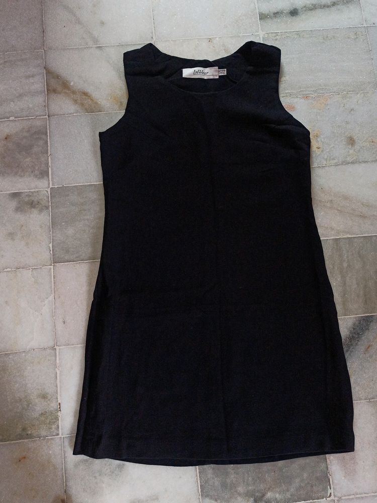 Imported Premium Jet Black Short Bodycon Dress (Fixed Rate)