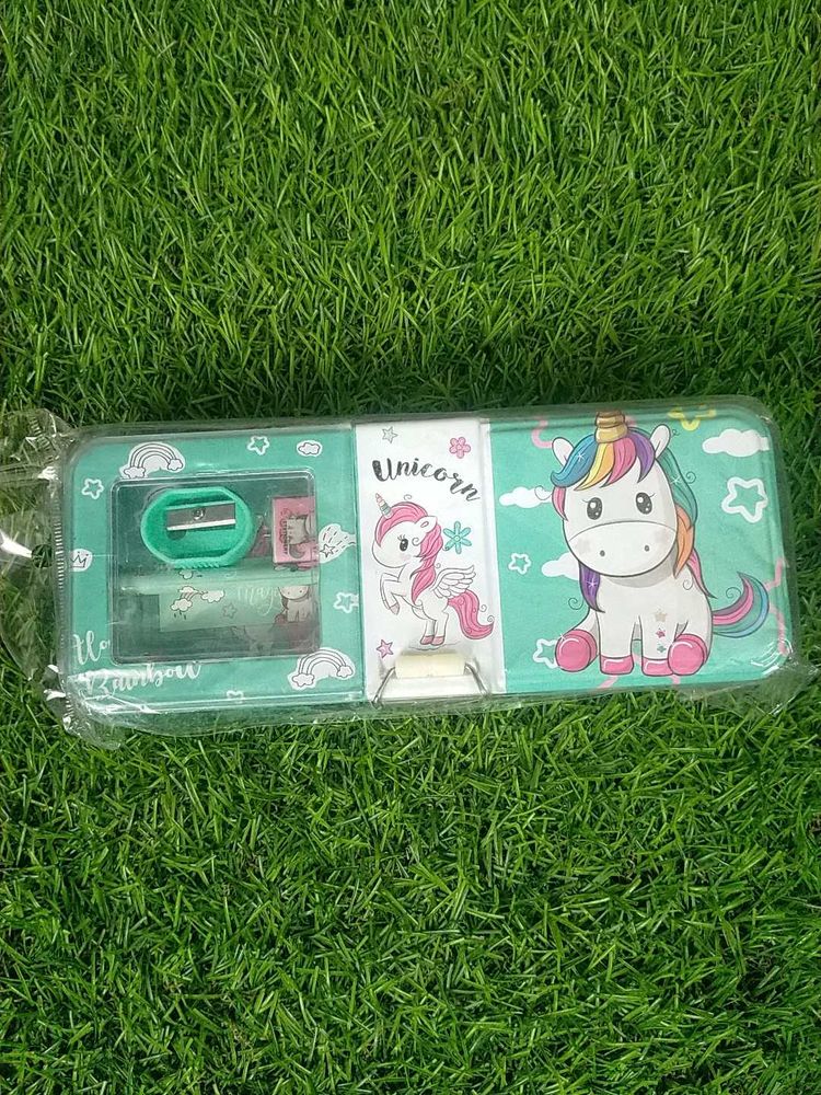 Unicorn Pencil Case With Stationary