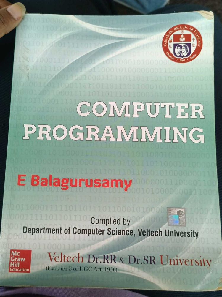 Computer Programming by E Balagurusamy