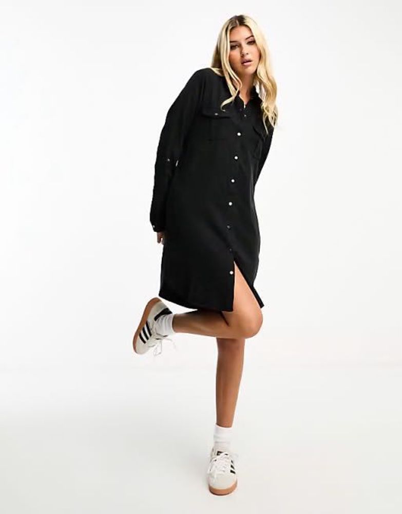 Vero Moda Black Shirt Dress