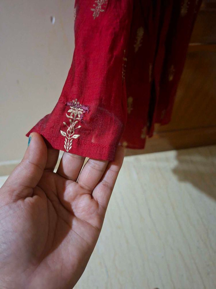 Long Anarkli Type Kurta