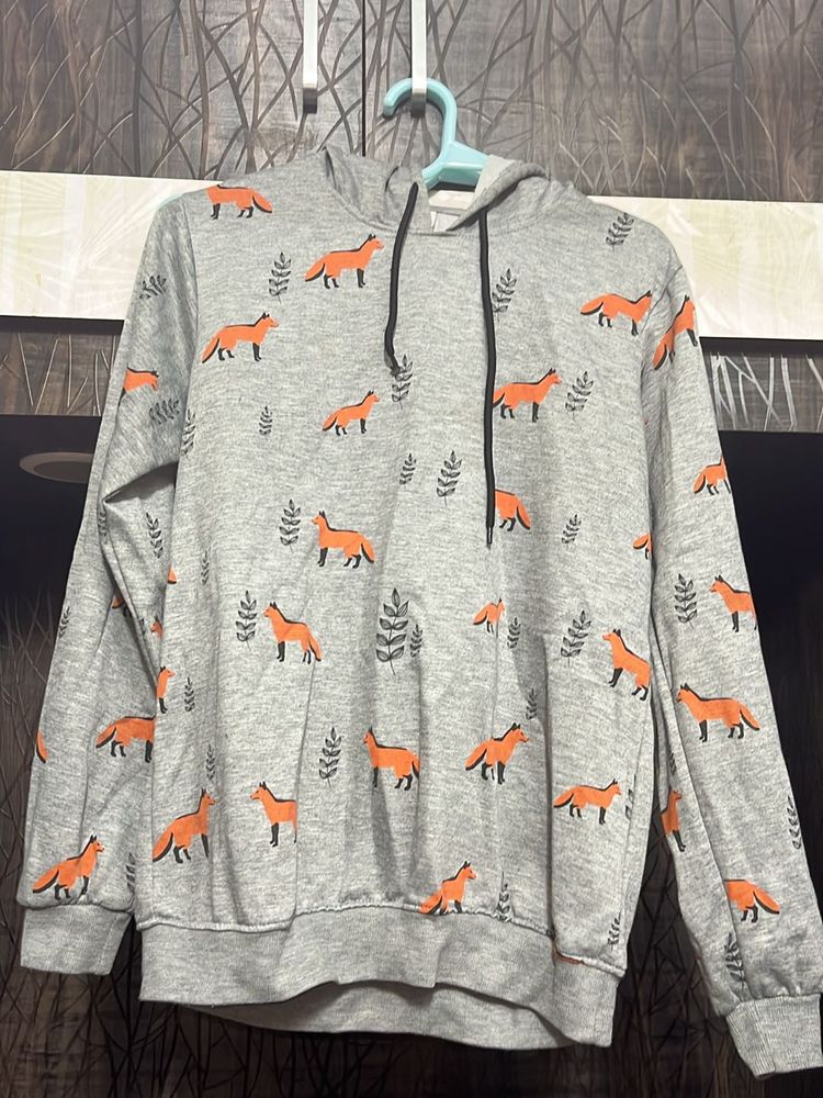 Grey Sweatshirt Hoodie
