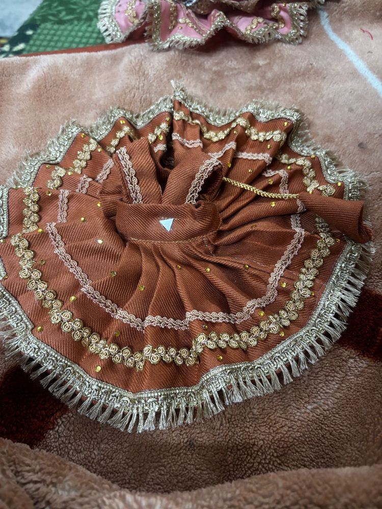 Krishna Dress size 6,7,8 fabric wollen