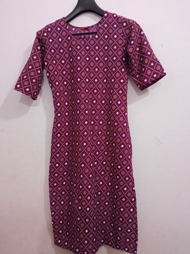 Purple Stylish Kurti For Women