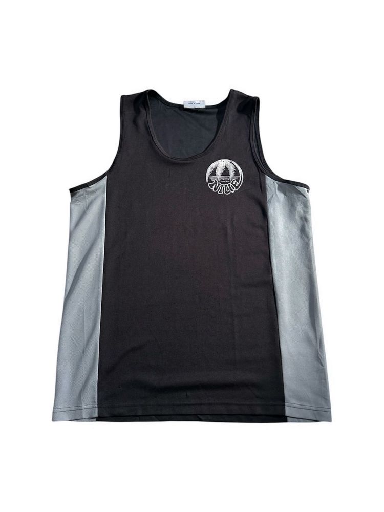 Black And Grey Men’s athletic Vest