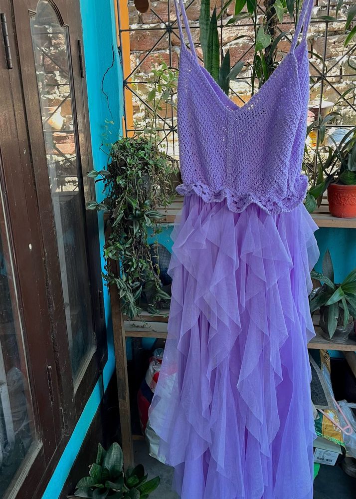 ❗️Pinterest Beautiful Lavender Frill Dress ❗️