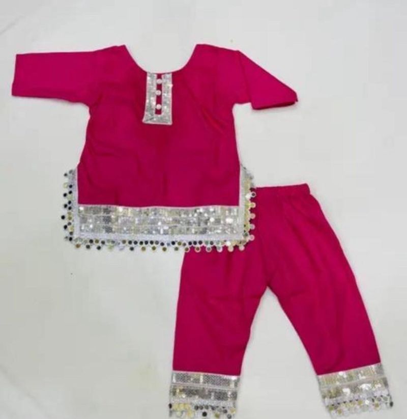 Cute Pink Kurta Set