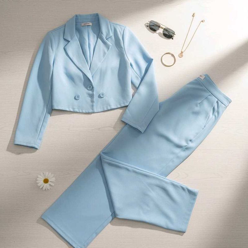 Kotty  Blue Formal Co-ord Set