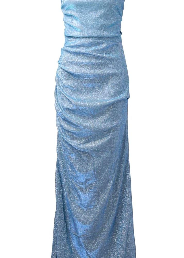 Urbanic Women Gown Light Blue Dress