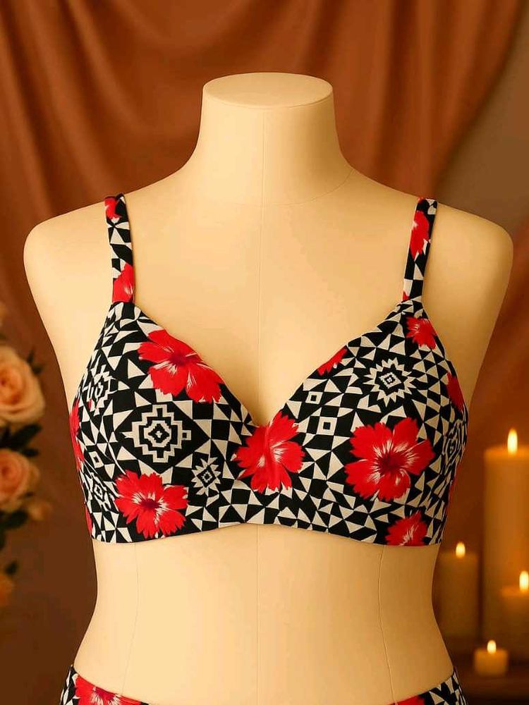 Floral Bikini Bra