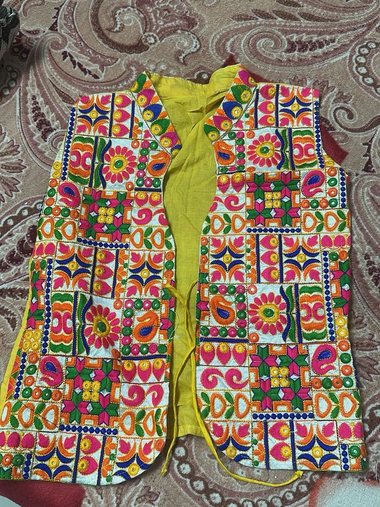Colorful Embroidered Jacket