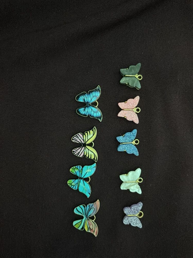Butterfly Charm Collection combo of 9