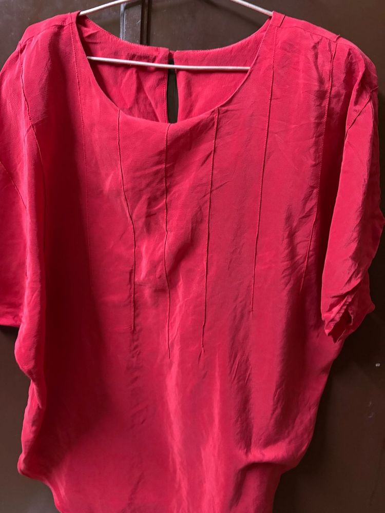 Red Top Cotton Material