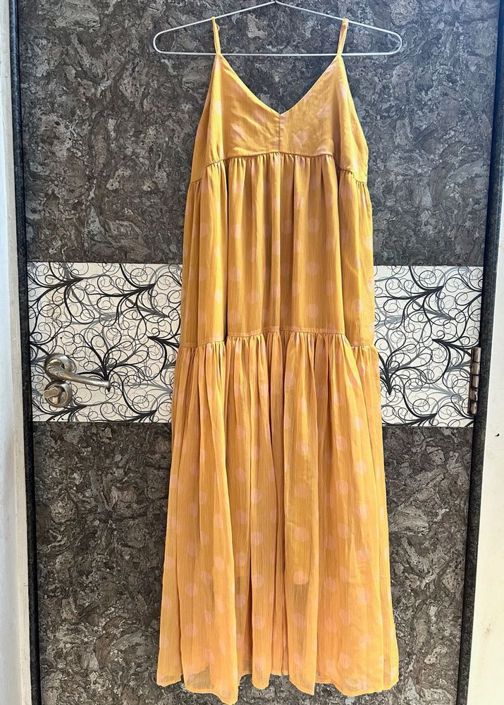 yellow gorgeous midi