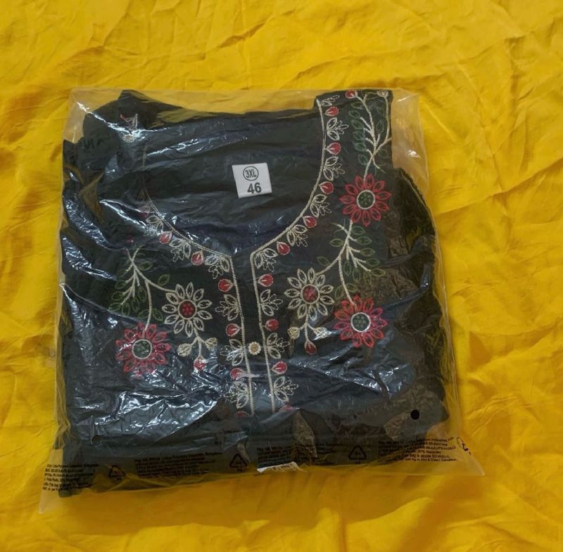 Elegant Embroidered Kurta
