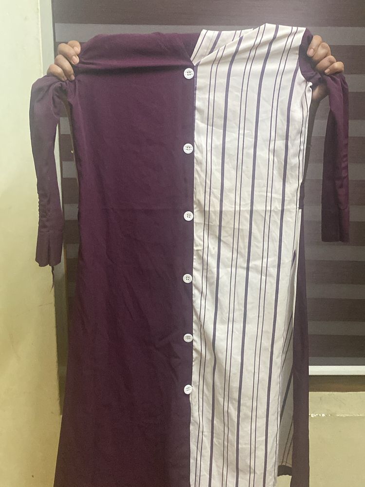 Purple Kurtha
