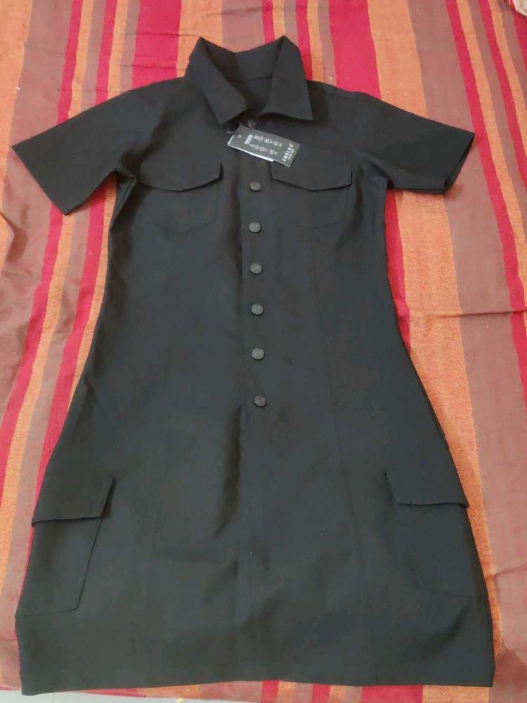 Black Shirt Dress
