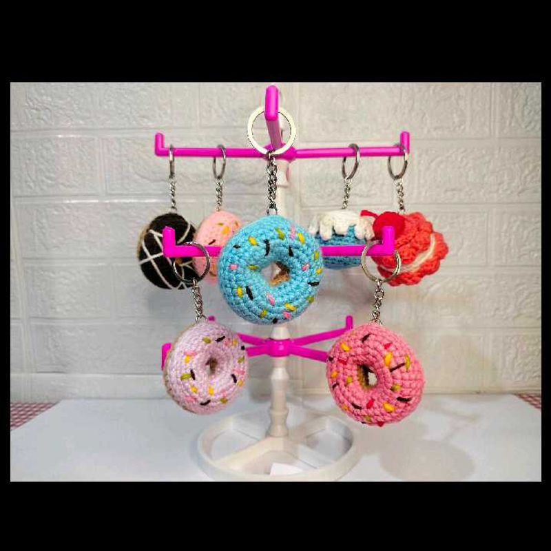 Crochet Donut Keychains