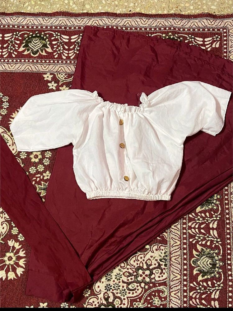 Crop Top &amp; Skirt Set