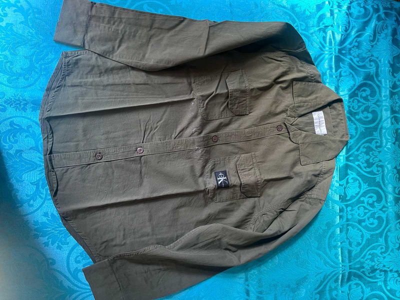 Calvin Klein Olive Shirt