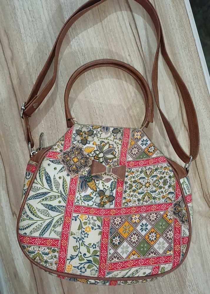 &#34;Ethnic Printed bag