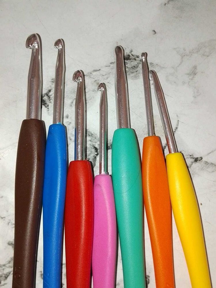 Crochet Needles (Set Of 7)🎀