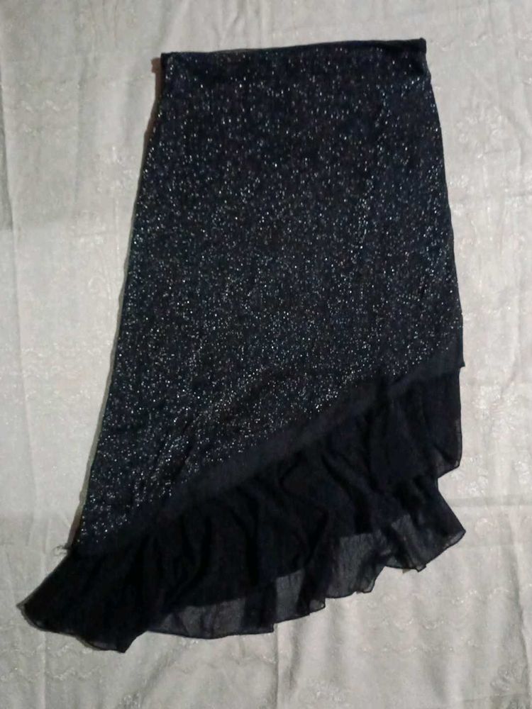 Sparkly Black Skirt