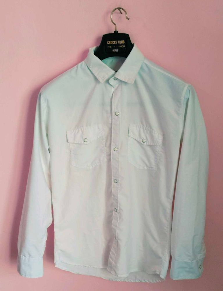 White Long Sleeve Shirt