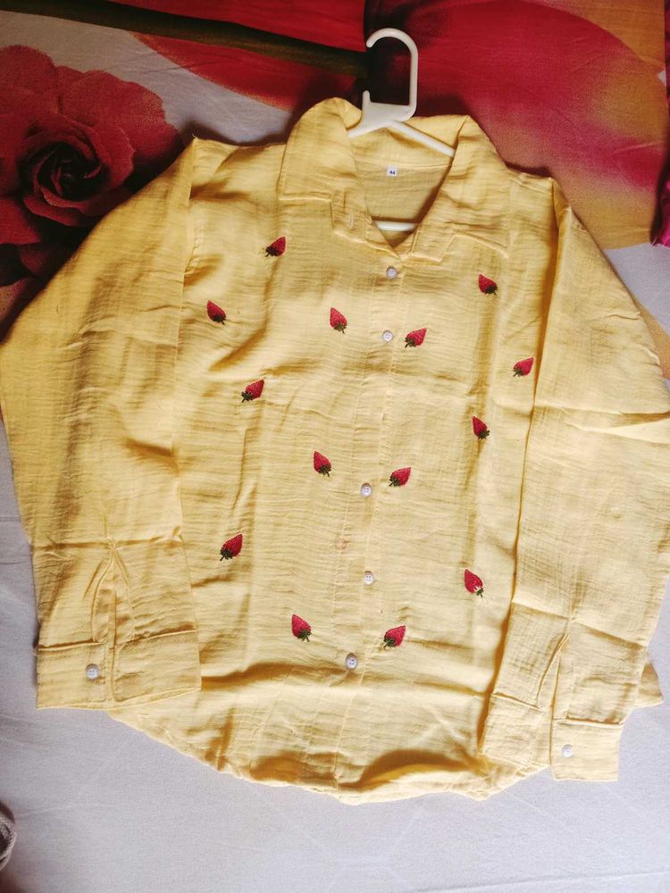 Brand New Pure Cotton Heart Shave Shirt