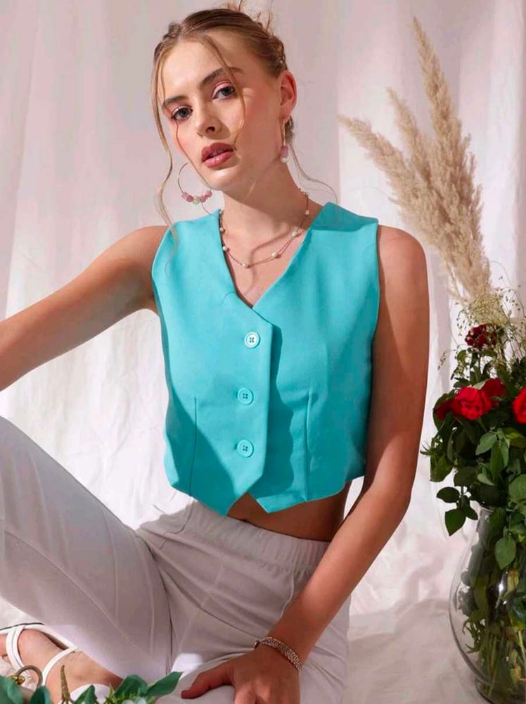 A Classy Solid Waistcoat