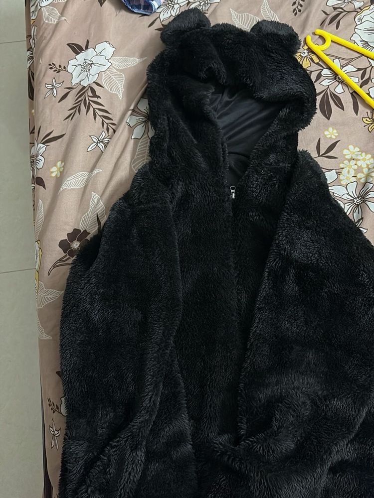 Fuzzy Bear Hoodie