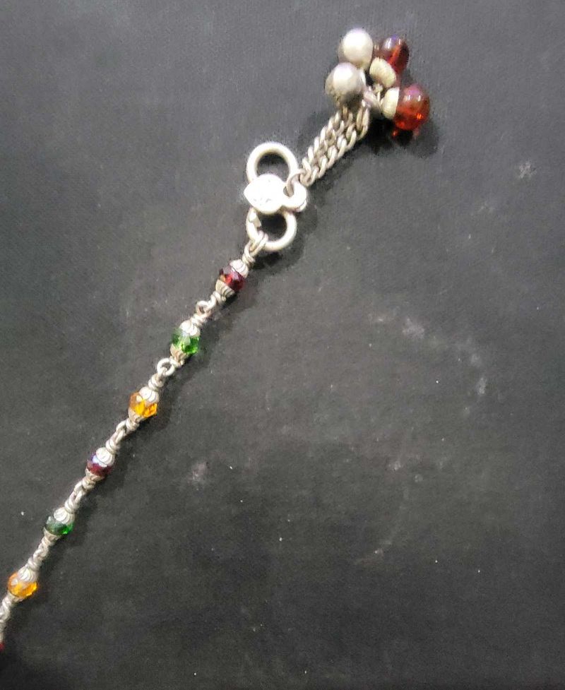 Women Silver Anklet/bracelate