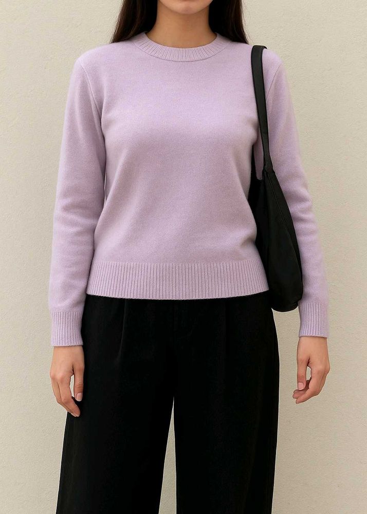 Lavender Knit Sweater