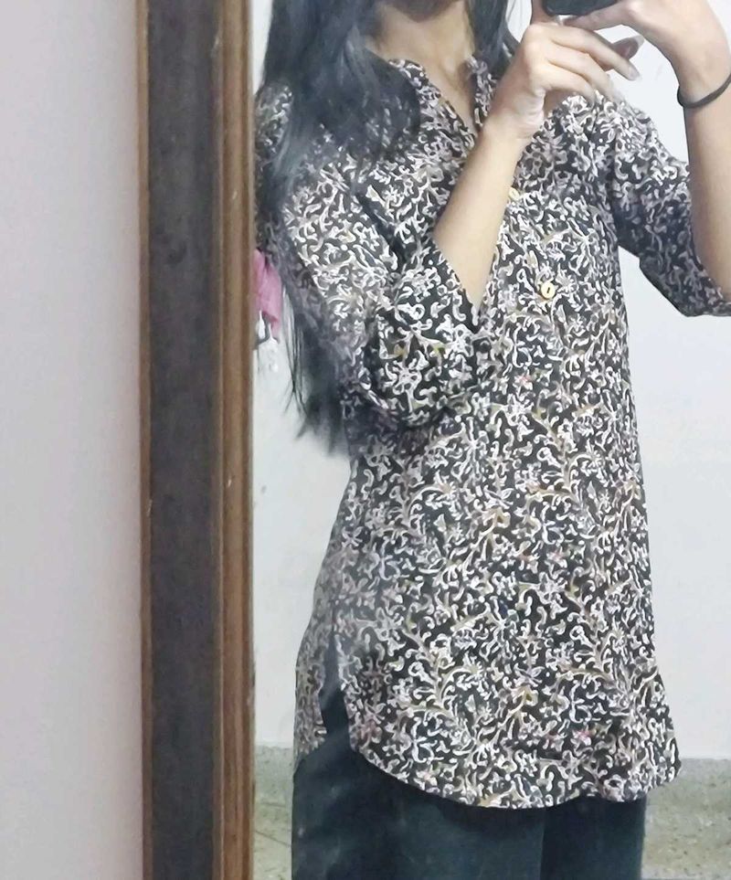 Printed Short Kurti